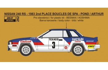 Transkit – Nissan 240 RS - Boucles de Spa 1983 - Pond / Arthur